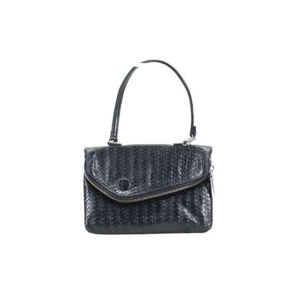 Hobo the Original Black Woven Leather Shoulder Handbag - Picture 1 of 9